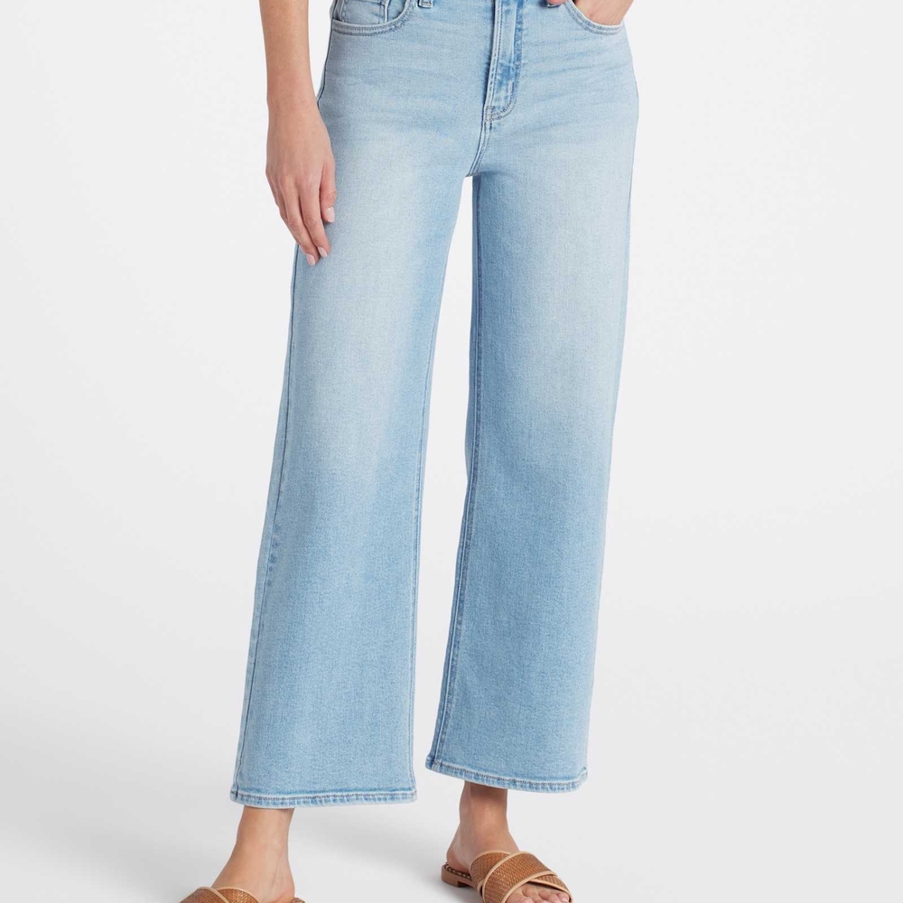 NWT Just USA Luisa Slim Wide Leg Jean - 6